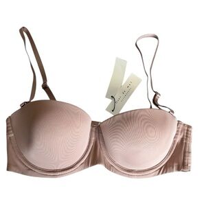 Fleur du Mal bridal strapless bra size NWT 32C